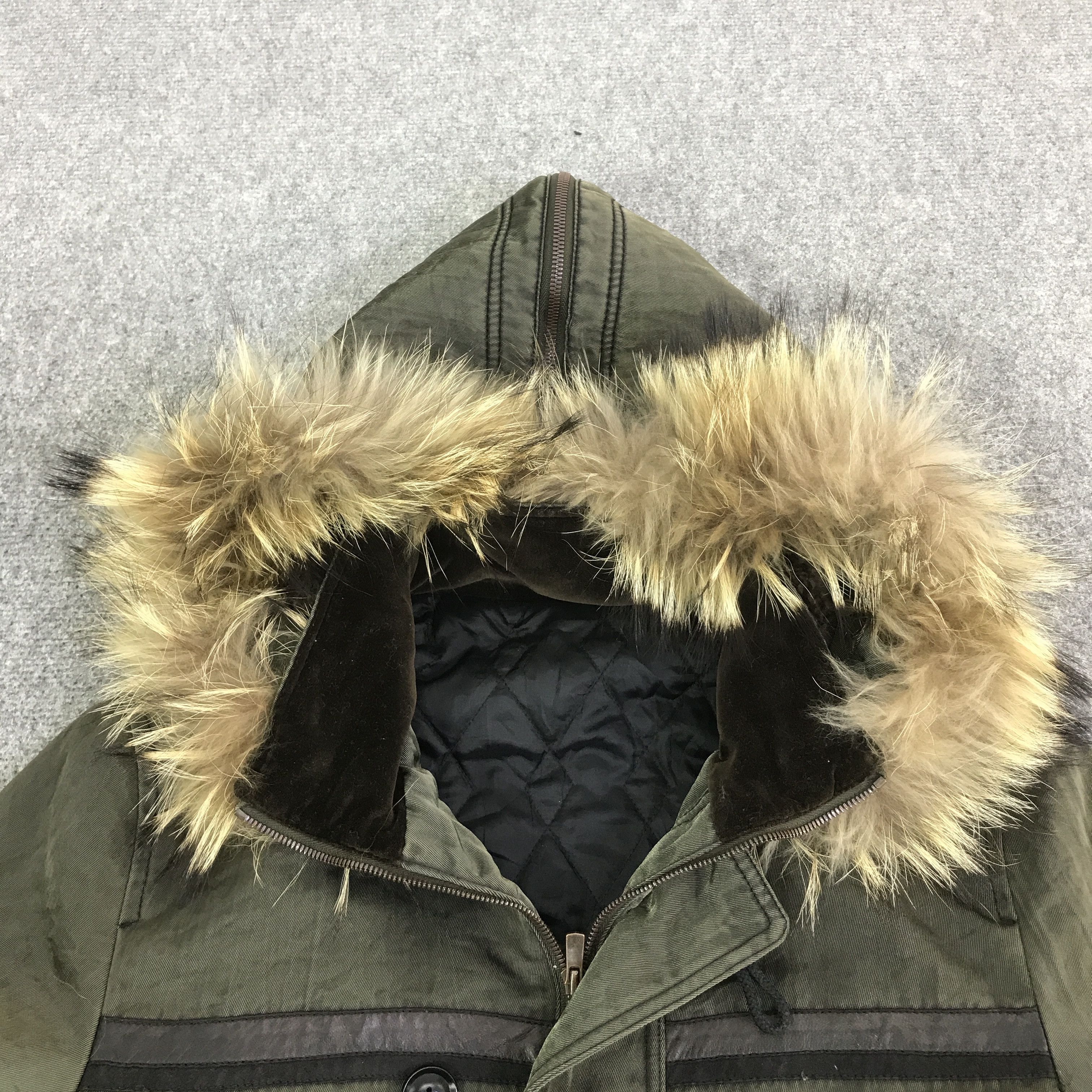 ABAHOUSE ABAHOUSE EXCELLED FUR HOODIE BOMBER JACKET K124B14 Size US M / EU 48-50 / 2 - 7 Thumbnail