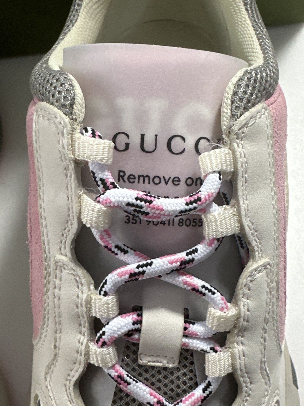 Gucci Gucci Run Premiem Suede Mesh Sneakers Size US 6.5 / IT 36.5 - 8 Thumbnail