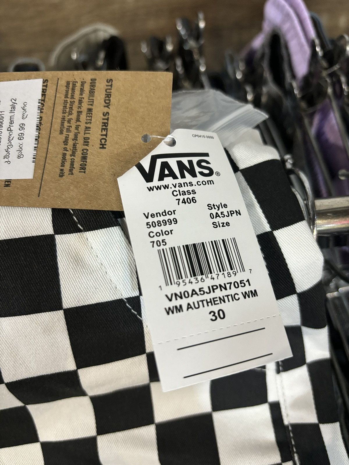 Vans Vans checkerboard pants authentic rare Size 30" / US 8 / IT 44 - 6 Thumbnail