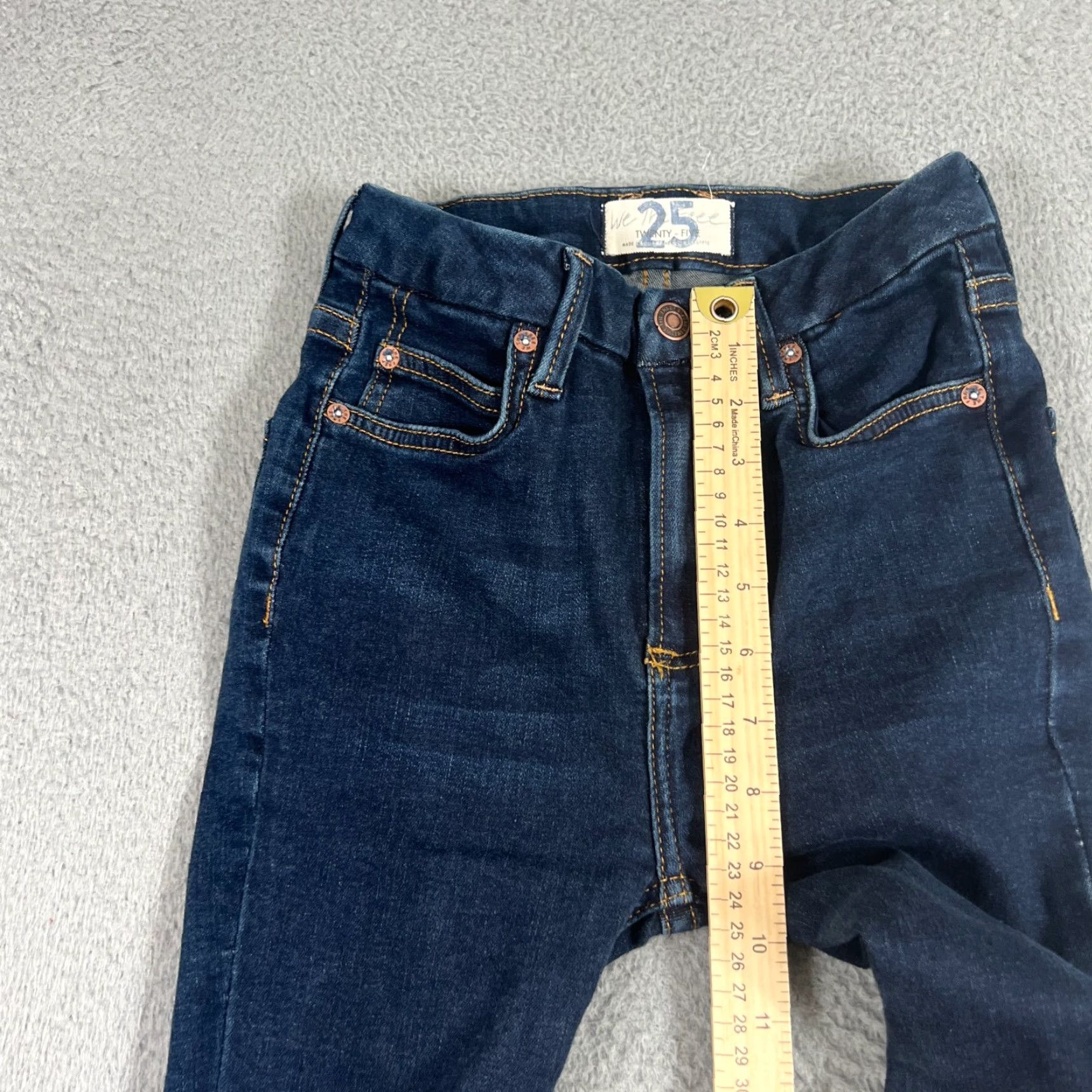 Free People Vintage Free People We the Free Women’s Skinny Jeans Size 25 Denim Boho Casual Size 42" / US 20 - 3 Thumbnail