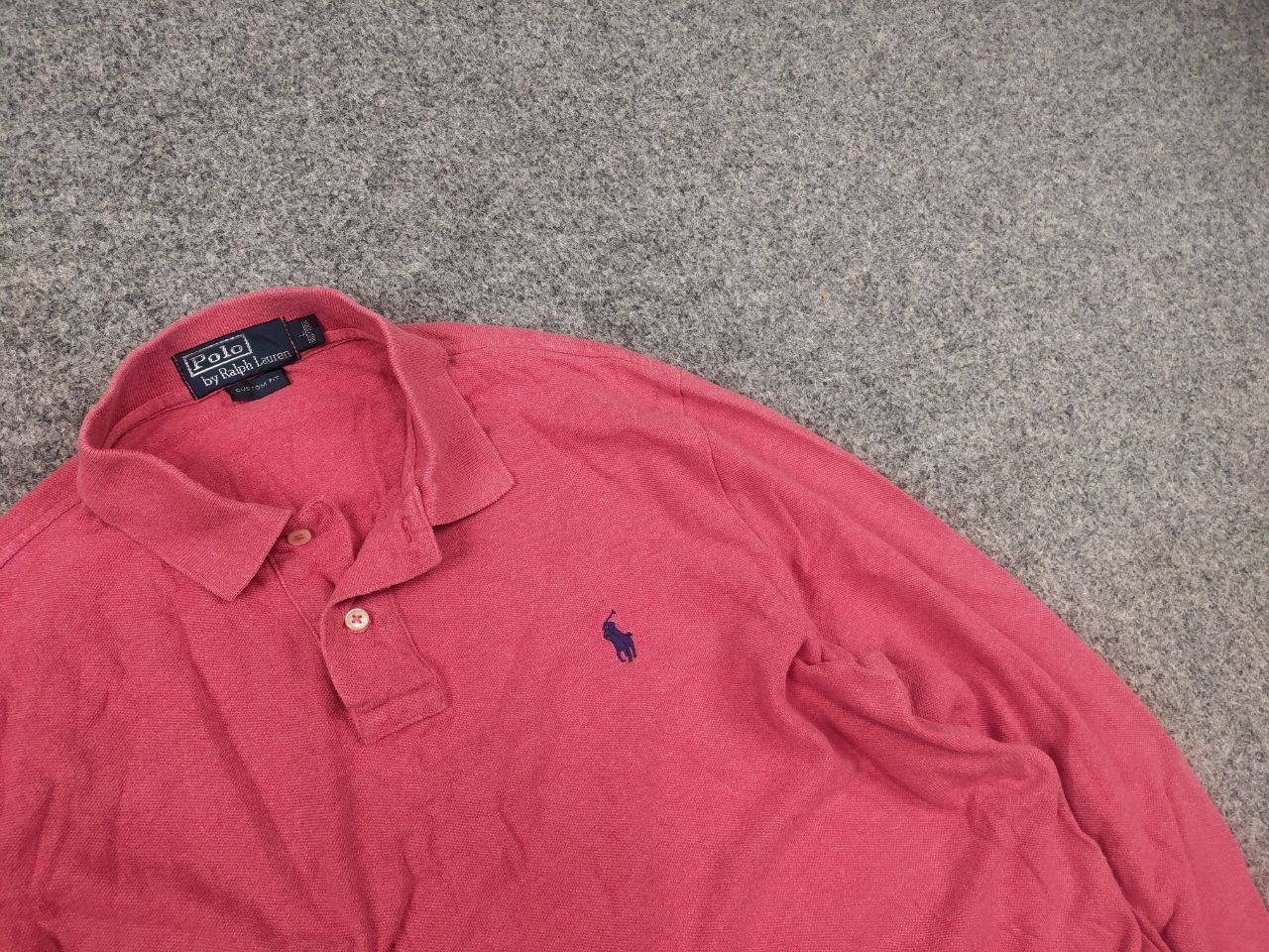 Polo Ralph Lauren Vintage 90's Polo Ralph Lauren Faded Rugby Polo Long sleeve Size US L / EU 52-54 / 3 - 4 Thumbnail