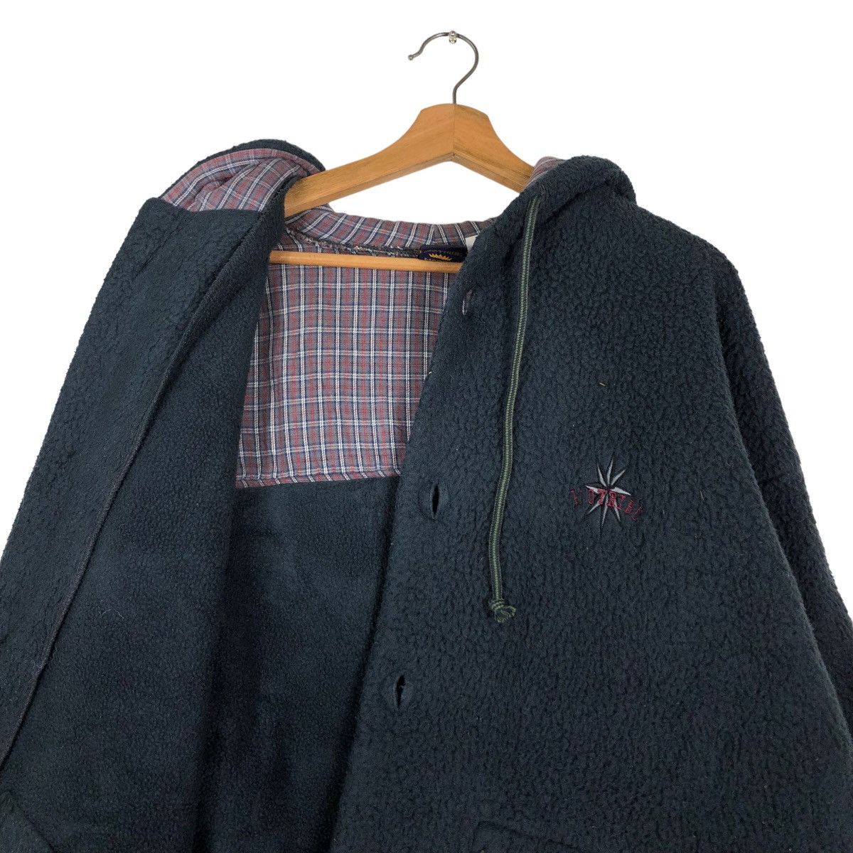 Japanese Brand Vintage Biotribe Made in Usa Fleece Jacket Skate Streetwear Size US M / EU 48-50 / 2 - 12 Thumbnail