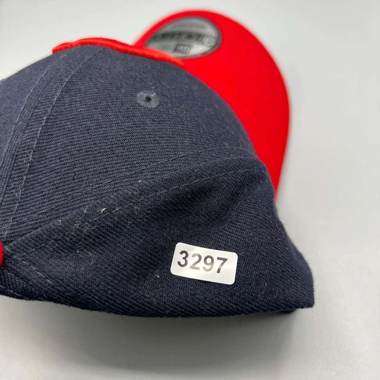 New Era Cleveland Indians Guardians Hat Men Black Red MLB Strap Back Size ONE SIZE - 8 Thumbnail