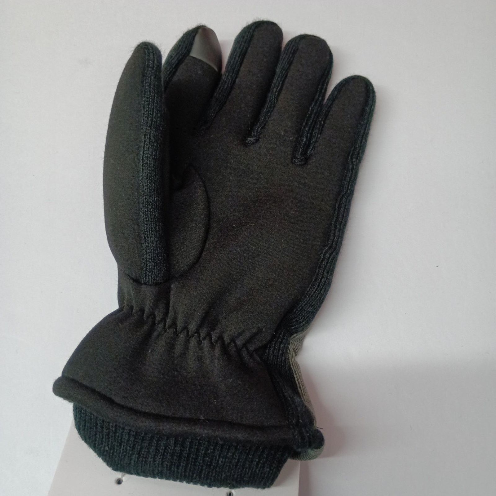 Dockers Men's Dockers Lined Stretch Touchscreen Gloves Gray Size XL Size ONE SIZE - 2 Thumbnail