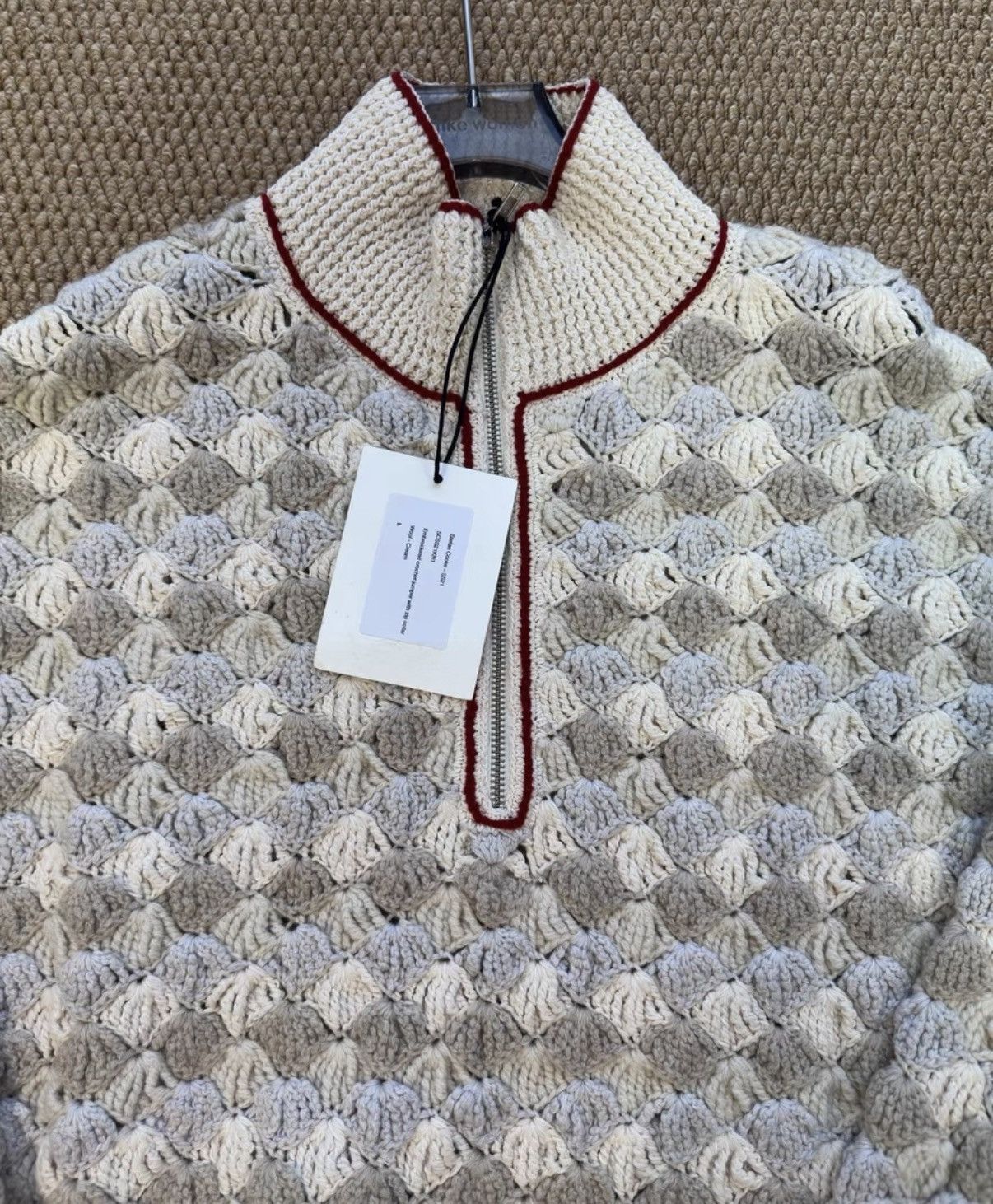 Stefan Cooke Stefan Cooke Scale Pattern Turtleneck Sweater K23 Size US L / EU 52-54 / 3 - 2 Thumbnail