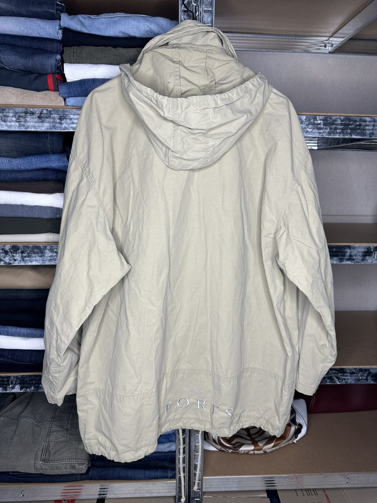 Bogner Vintage Bogner Sports Hooded Parka Jacket Beige Men’s Size M Size US M / EU 48-50 / 2 - 2 Thumbnail
