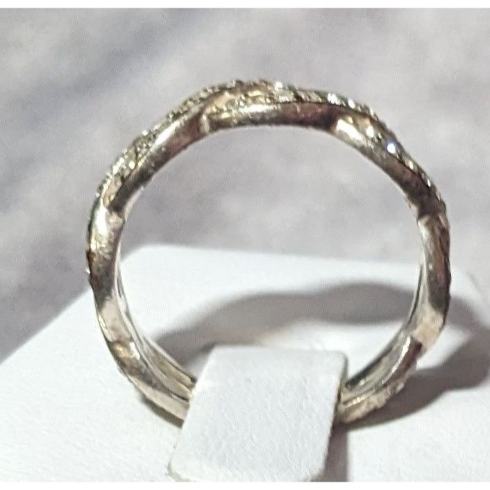Other Infinity Clear Stoned Silver Tone Ring Size 8 Size ONE SIZE - 9 Thumbnail
