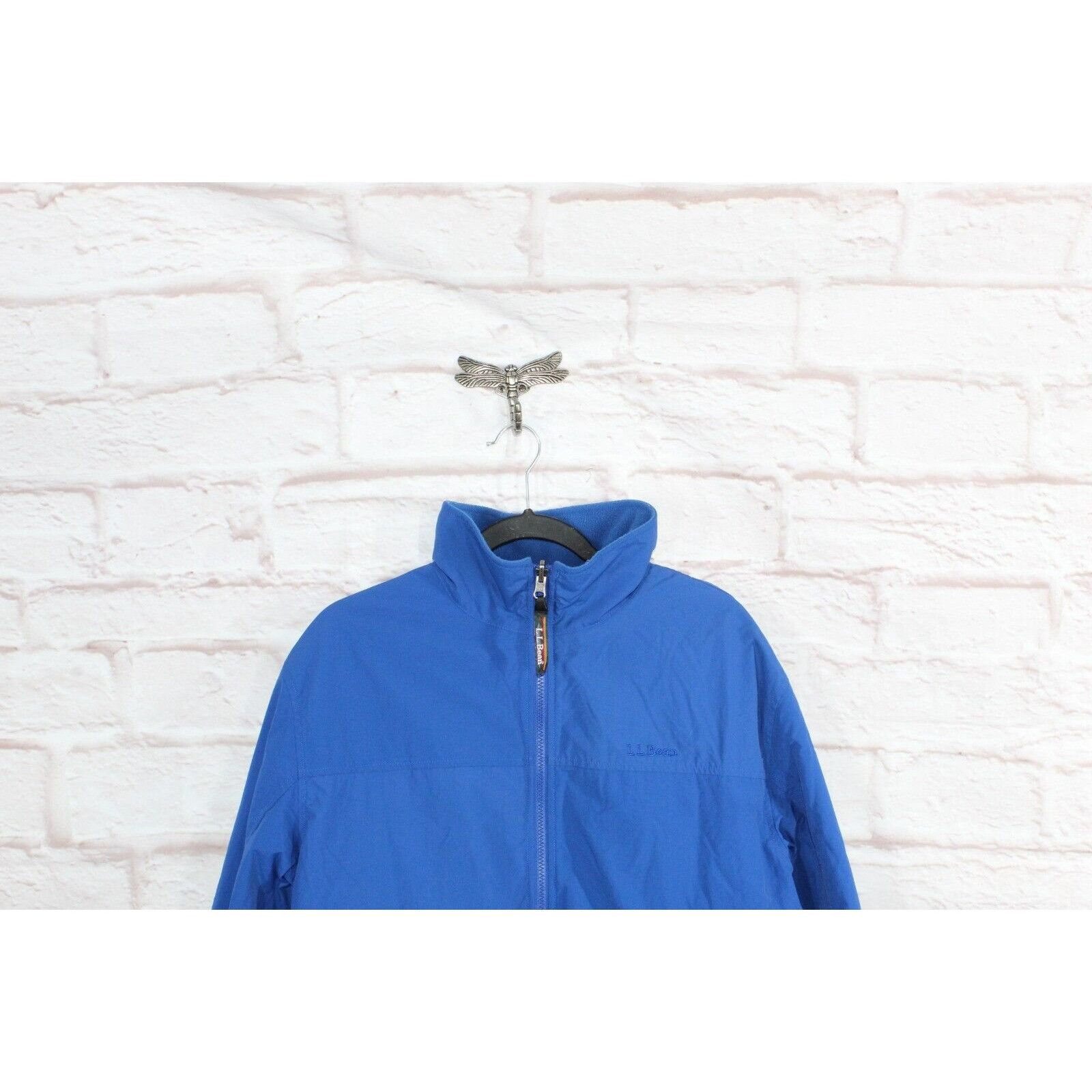 L.L. Bean LL Bean Mens Blend Zip Up Reversible Fleece Jacket Size US L / EU 52-54 / 3 - 7 Thumbnail