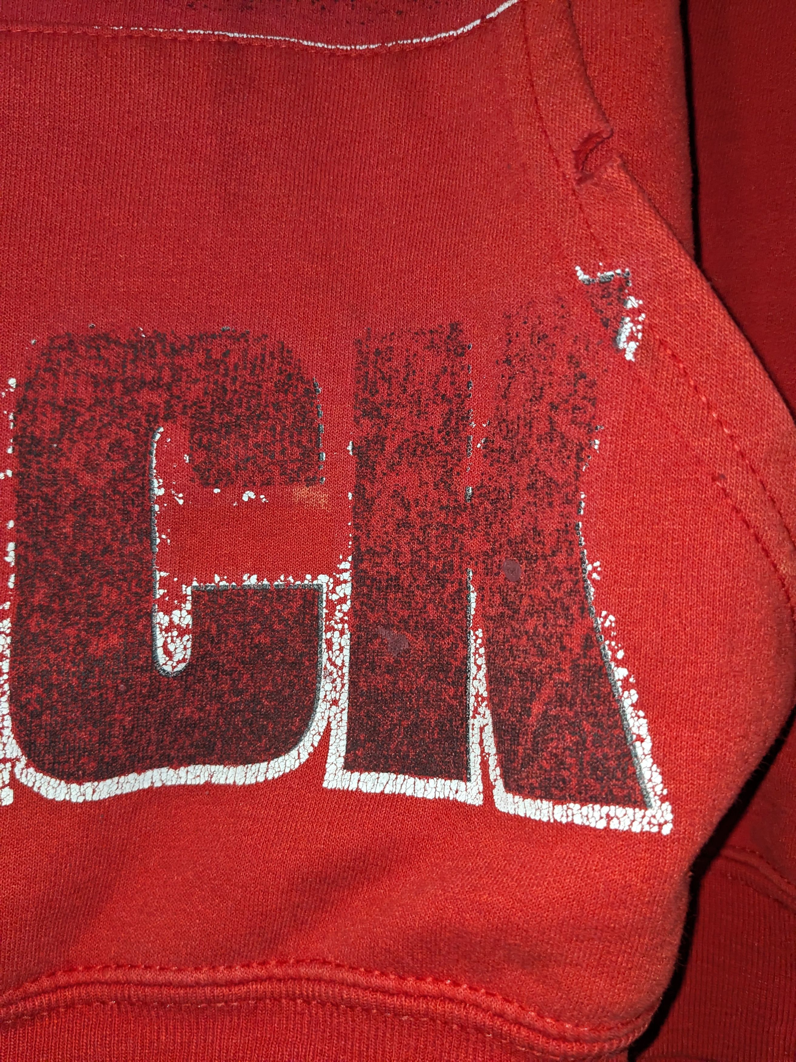 Lil Wayne × Vintage Vintage Y2K Lil Wayne Weezy Rap Music Red X-Large Hoodie Size US XL / EU 56 / 4 - 11 Thumbnail