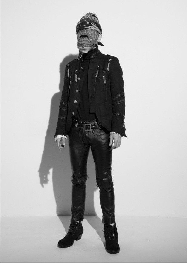 Number (N)ine × Takahiromiyashita The Soloist. The Soloist 2015 A/W Rough out leather pants Size US 29 - 11 Thumbnail