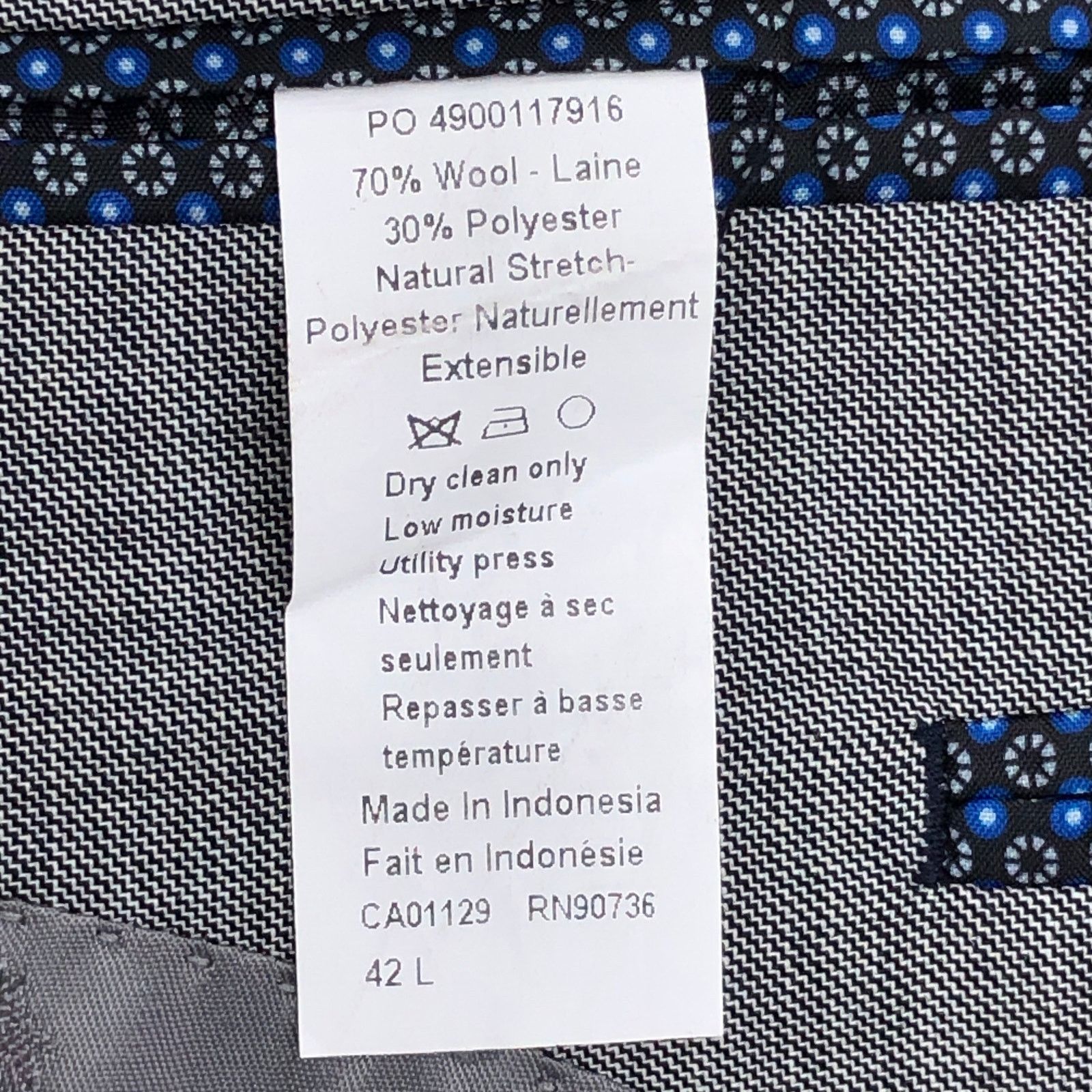 Lauren Ralph Lauren Ralph Lauren LRL 42L Suit Drop 4 Gray 2 RECENT *TINY FLAW Size 42L - 22 Thumbnail