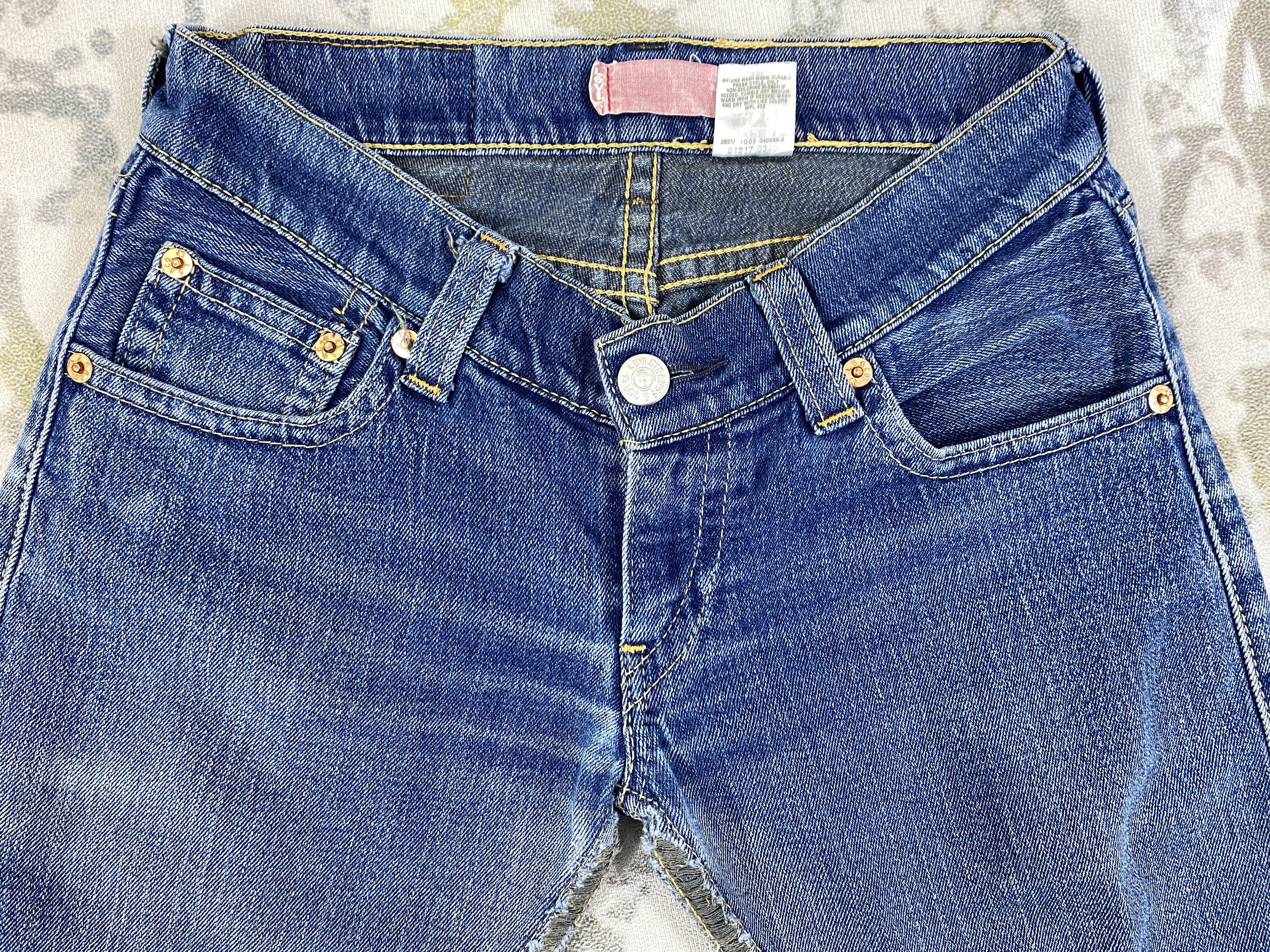 Levi's Blue Vintage Levi's Tough Boot Jeans 31x31 Denim -JN1288 Size US 31 - 3 Thumbnail