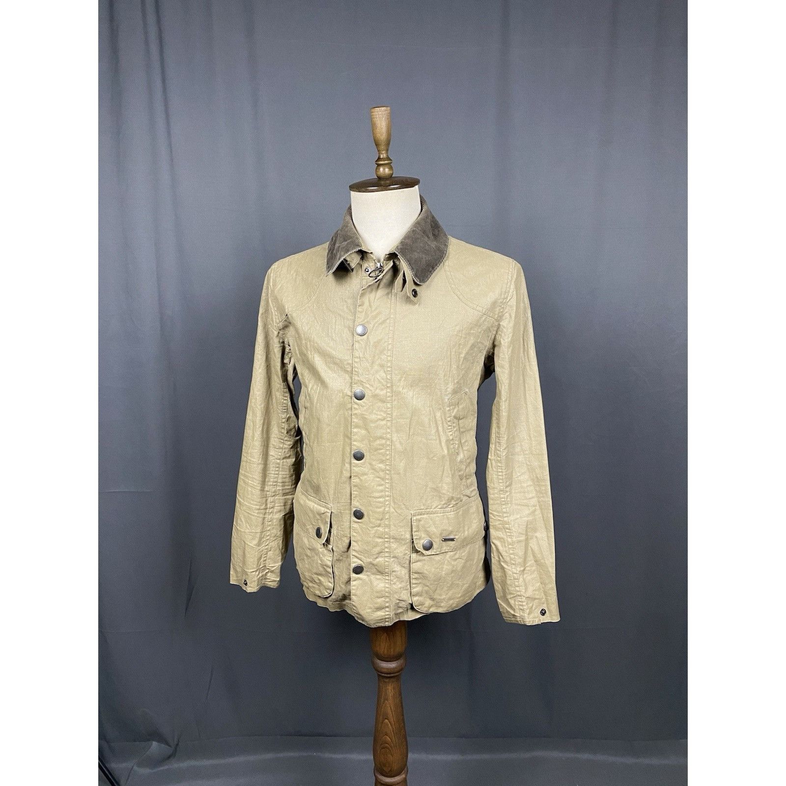 Barbour Barbour Seadale Men's Beige Linen Multipocket Motorcycle Jac Size US S / EU 44-46 / 1 - 4 Thumbnail