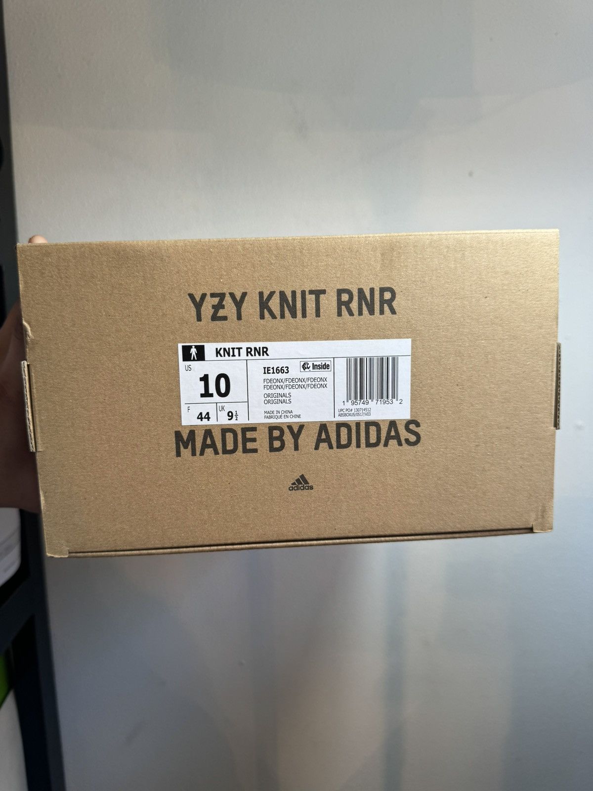 image of Yeezy Season Yeezy Knit Runners Shoes in Black, Men's (Size 10)