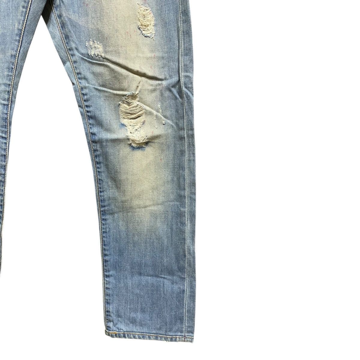 Armani Exchange Vintage AJ Armani Jeans Distressed Design Size 33 Size US 33 - 6 Thumbnail