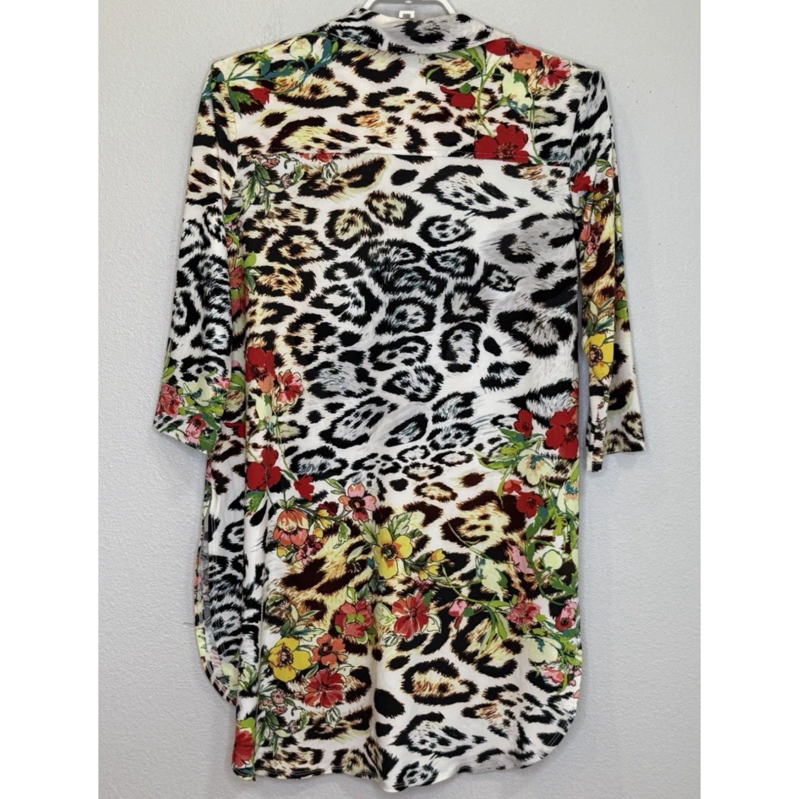 Vintage VINTAGE Attitudes by Renee Como Jersey Tunic Top Small Petite Mixed Print 3/4 Sleeve Size S / US 4 / IT 40 - 5 Thumbnail