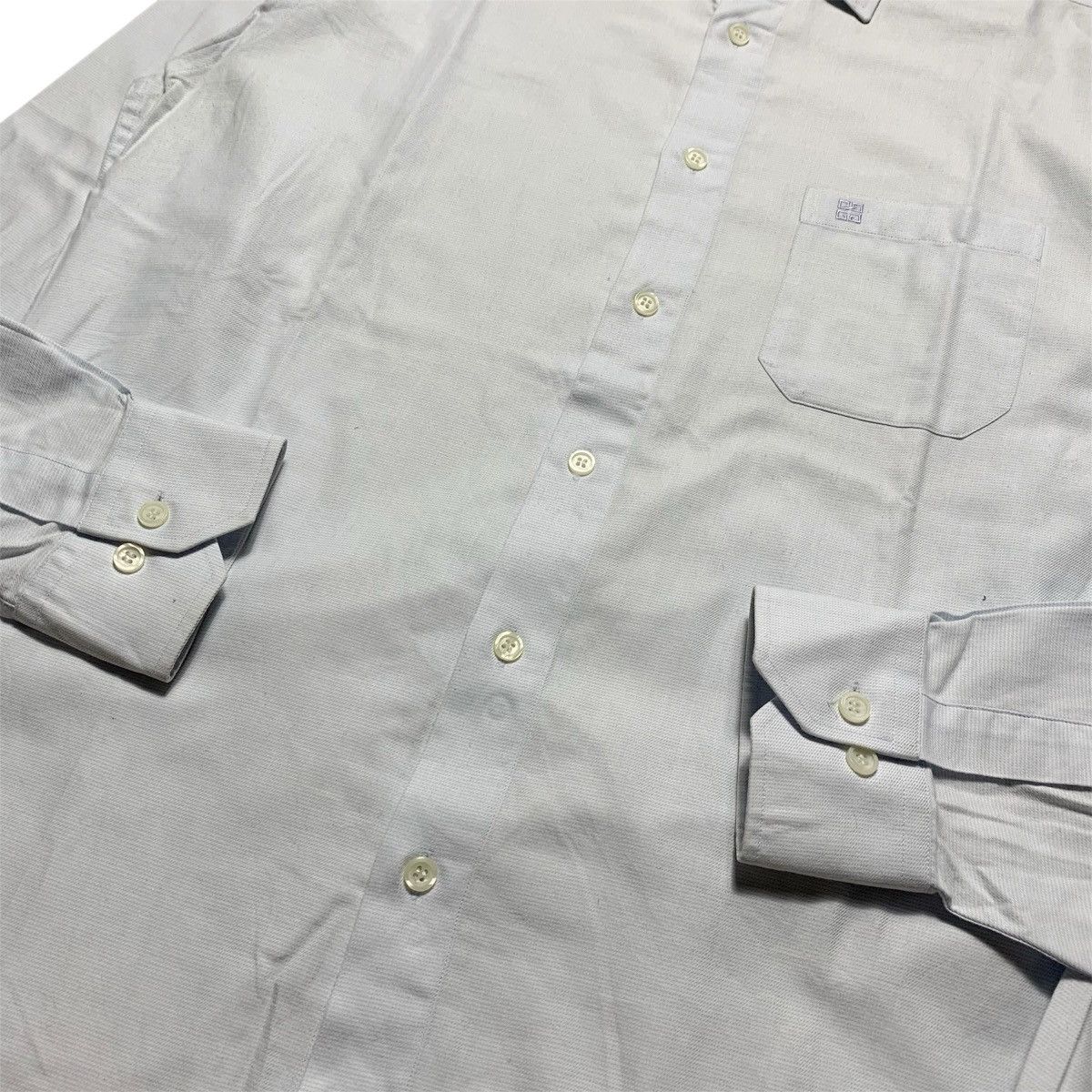 Givenchy Givenchy Simply Baby Blue Pocket Shirt Button Up Size US L / EU 52-54 / 3 - 4 Thumbnail