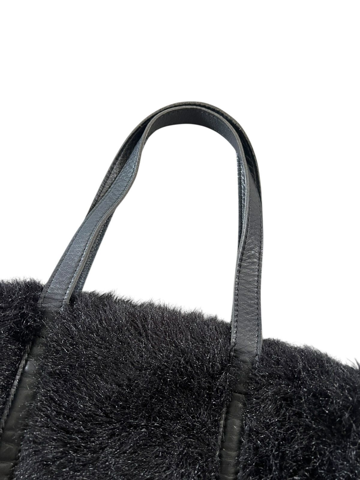 Tsumori Chisato 2000s Tsumori Chisato Leather Fur Shoulder Bag Size ONE SIZE - 12 Thumbnail