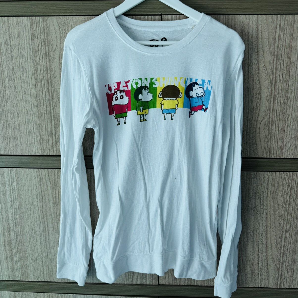 Anime Crayon Sin Chan X 101 Long Sleeve Size US M / EU 48-50 / 2 - 1 Thumbnail