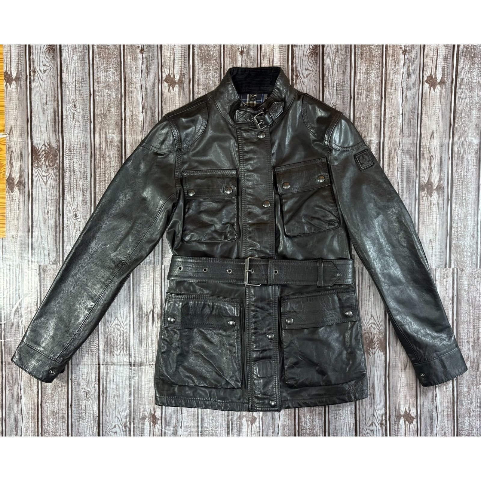 Belstaff Belstaff trialmaster icon panther leather jacket size 2 NWT Size XS / US 0-2 / IT 36-38 - 15 Thumbnail