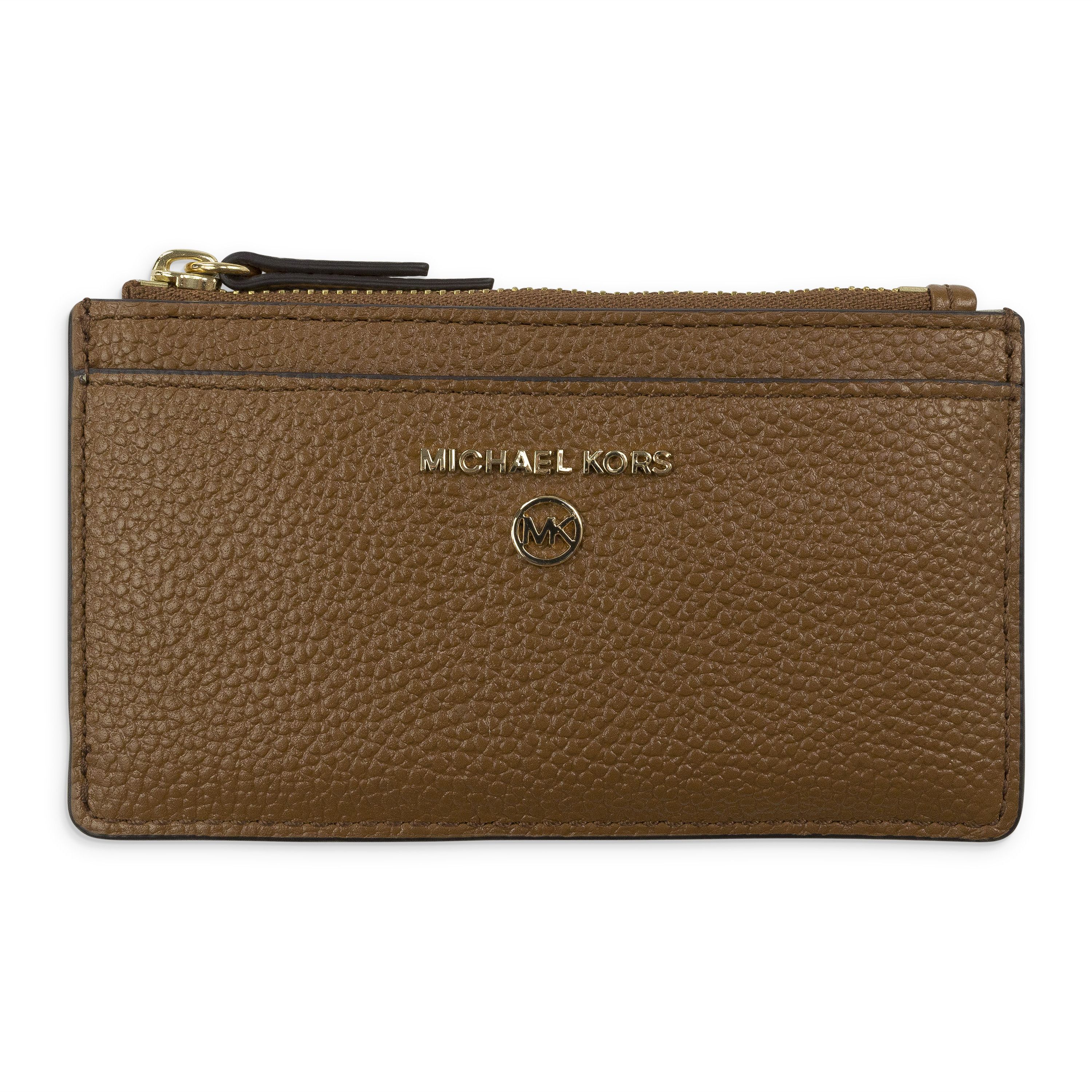 Michael Kors BROWN CARD CASE LEATHER CARDHOLDER SIZE OS Size ONE SIZE - 1 Thumbnail