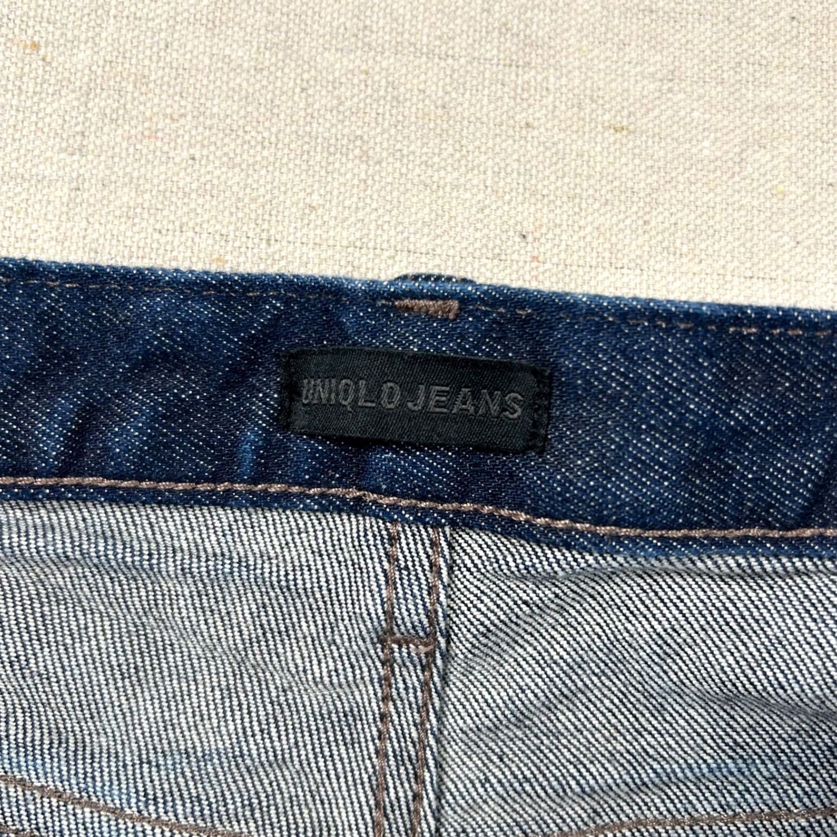 Uniqlo Uniqlo Jeans Slim Mens 30x32 Selvedge Japanese Denim Kaihara Dark WashBlue 5-Pocket Regular Inseam 32 Vintage No Boss? Size US 30 / EU 46 - 5 Thumbnail