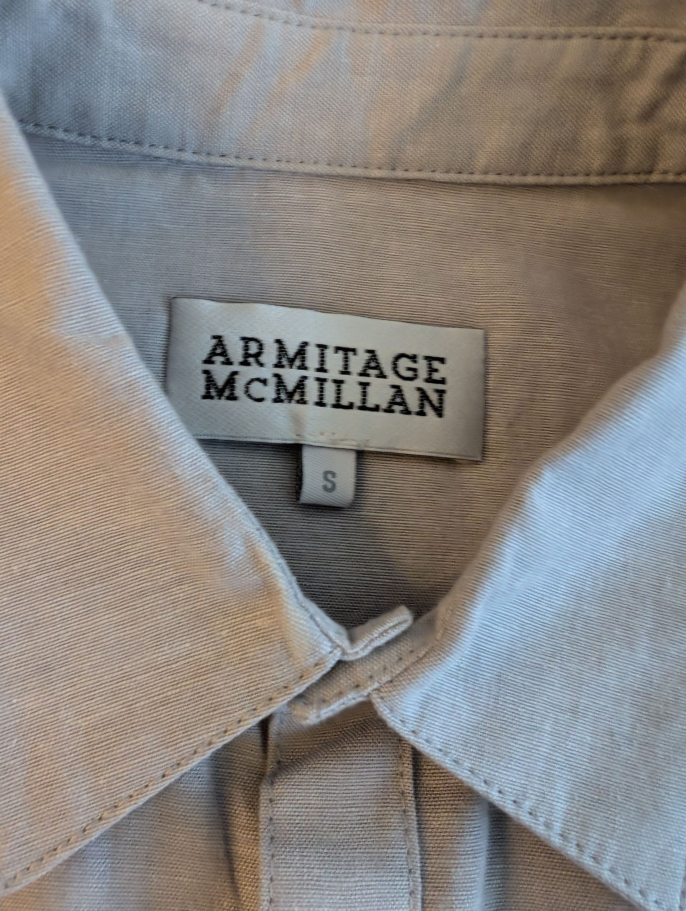 Other Armitage & Macmillan Pocket Dress Shirt Gray Made in USA Size US S / EU 44-46 / 1 - 3 Thumbnail