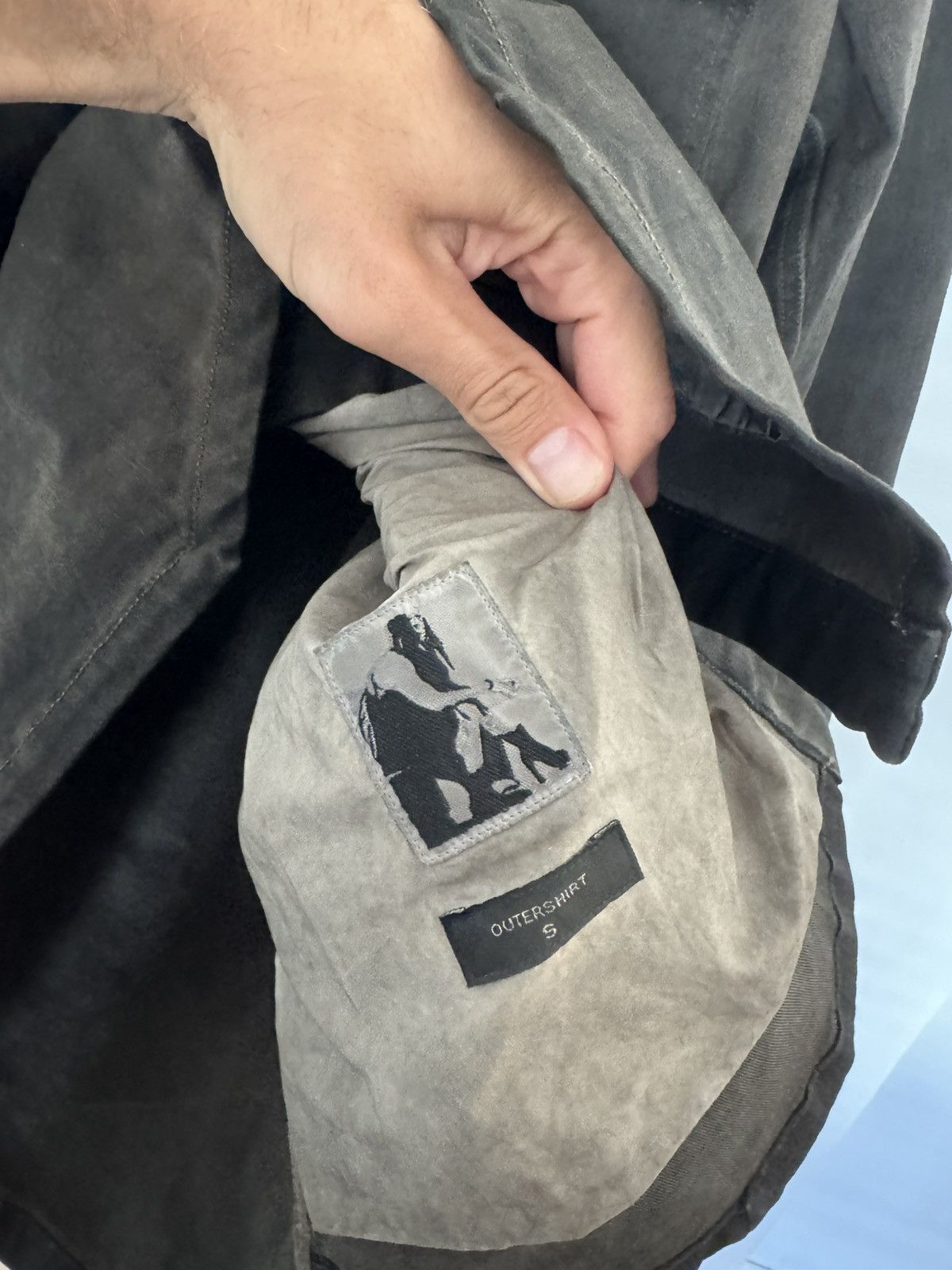 Rick Owens Drkshdw Dark dust oversized denim outershirt Size US S / EU 44-46 / 1 - 3 Thumbnail