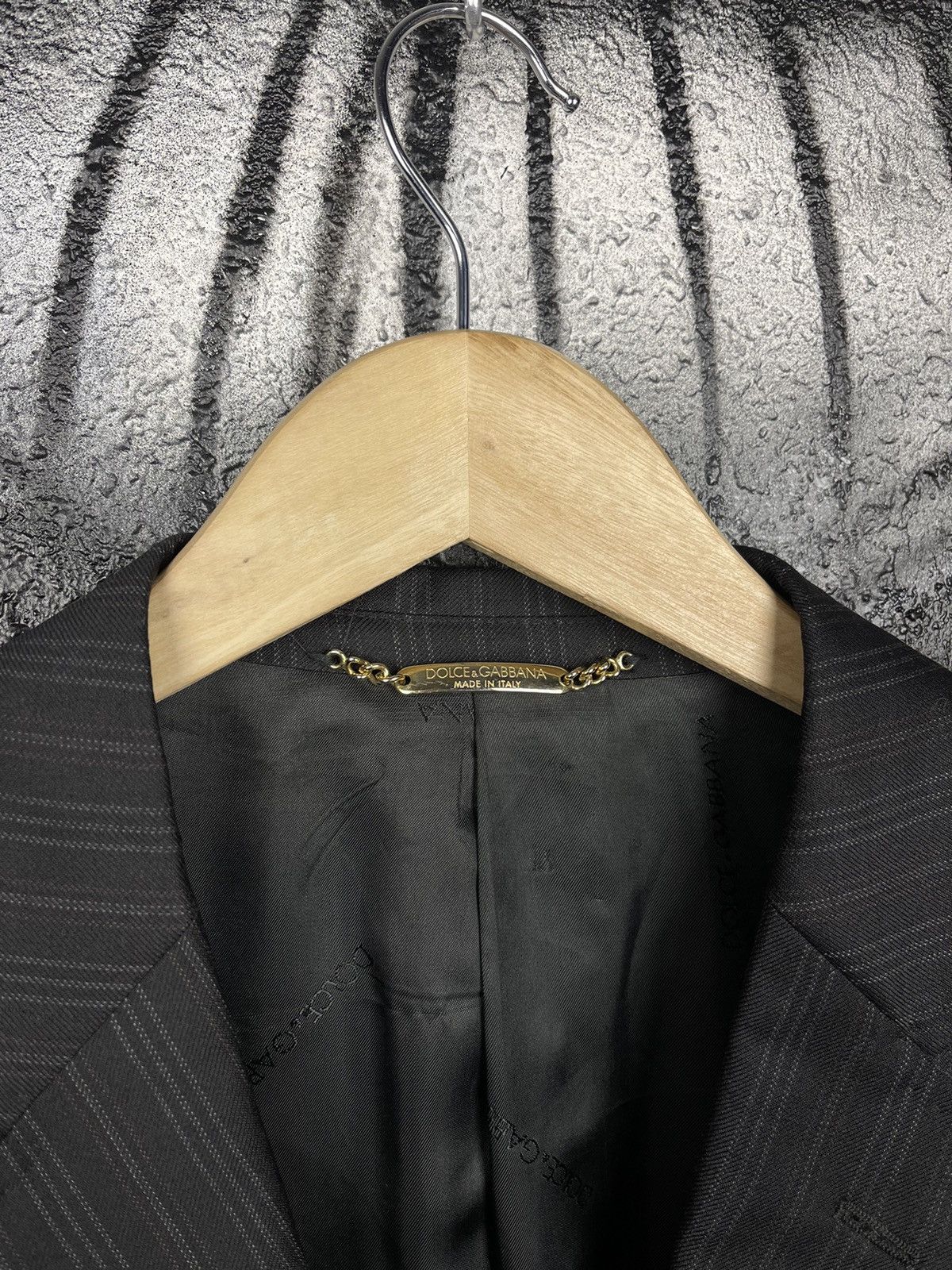 Dolce & Gabbana Dolce&Gabbana Vintage Luxury Italian Suit 2 Piece Virgin Wool Men’s Size 48 Size 48R - 4 Thumbnail
