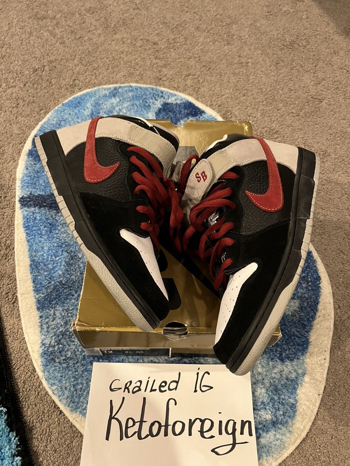 Jordan Brand × Vintage Nike Dunk High November Rain VNDS Grail 2007 last sale 525$+ Size US 12 / EU 45 - 1 Thumbnail