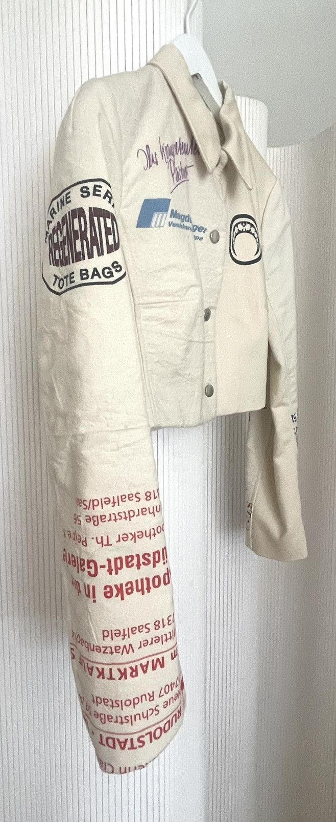 Marine Serre Marine Serre Regenerated Tote Bags jacket🤍🤍 Natural Canvas Size M / US 6-8 / IT 42-44 - 3 Thumbnail