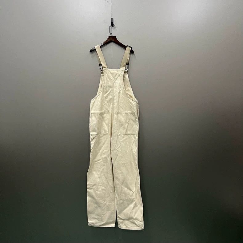 Prada Prada Beige stitching logo jumpsuit 2503-Nextarrow Size US 30 / EU 46 - 3 Thumbnail