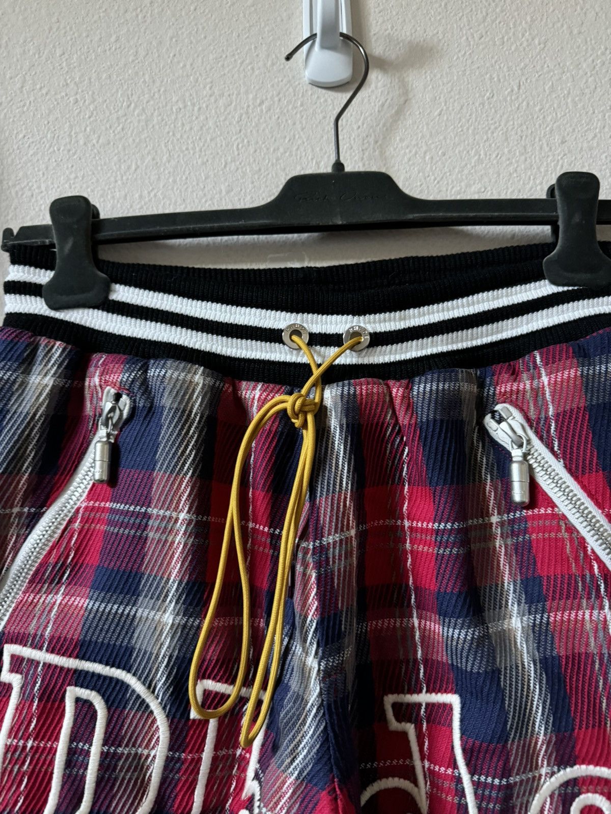 Rhude Rhude Plaid Embroidered Logo Shorts Size US 30 / EU 46 - 4 Thumbnail