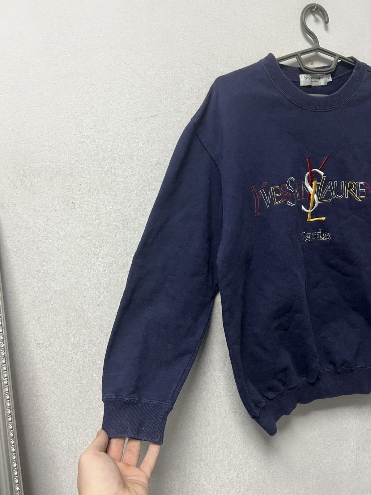 Yves Saint Laurent Vintage Yves Saint Laurent Sweatshirt Size US M / EU 48-50 / 2 - 11 Thumbnail