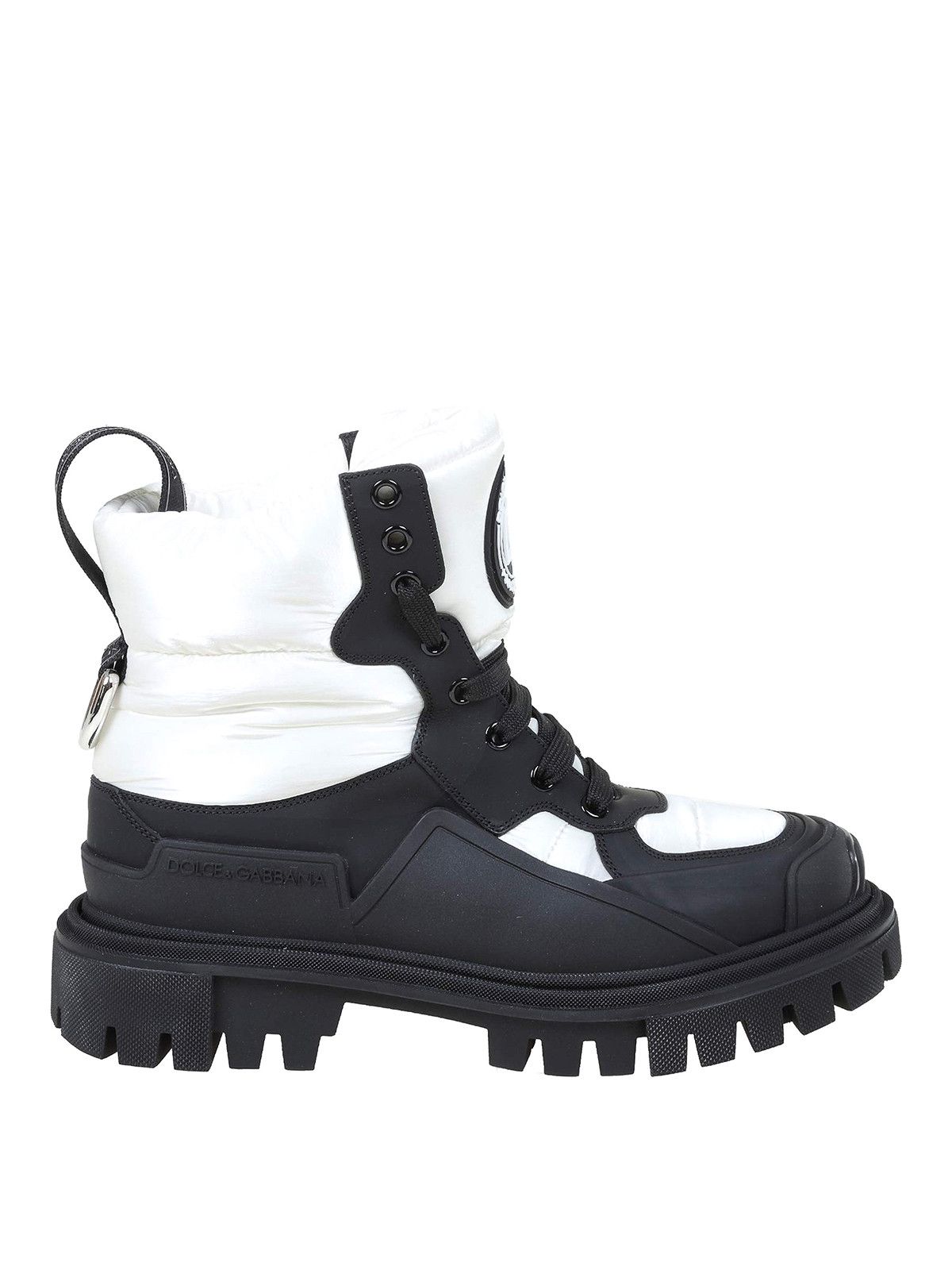 Dolce & Gabbana o1y0825 Padded Ankle Boots in Black/White Size US 9.5 / IT 39.5 - 1 Thumbnail