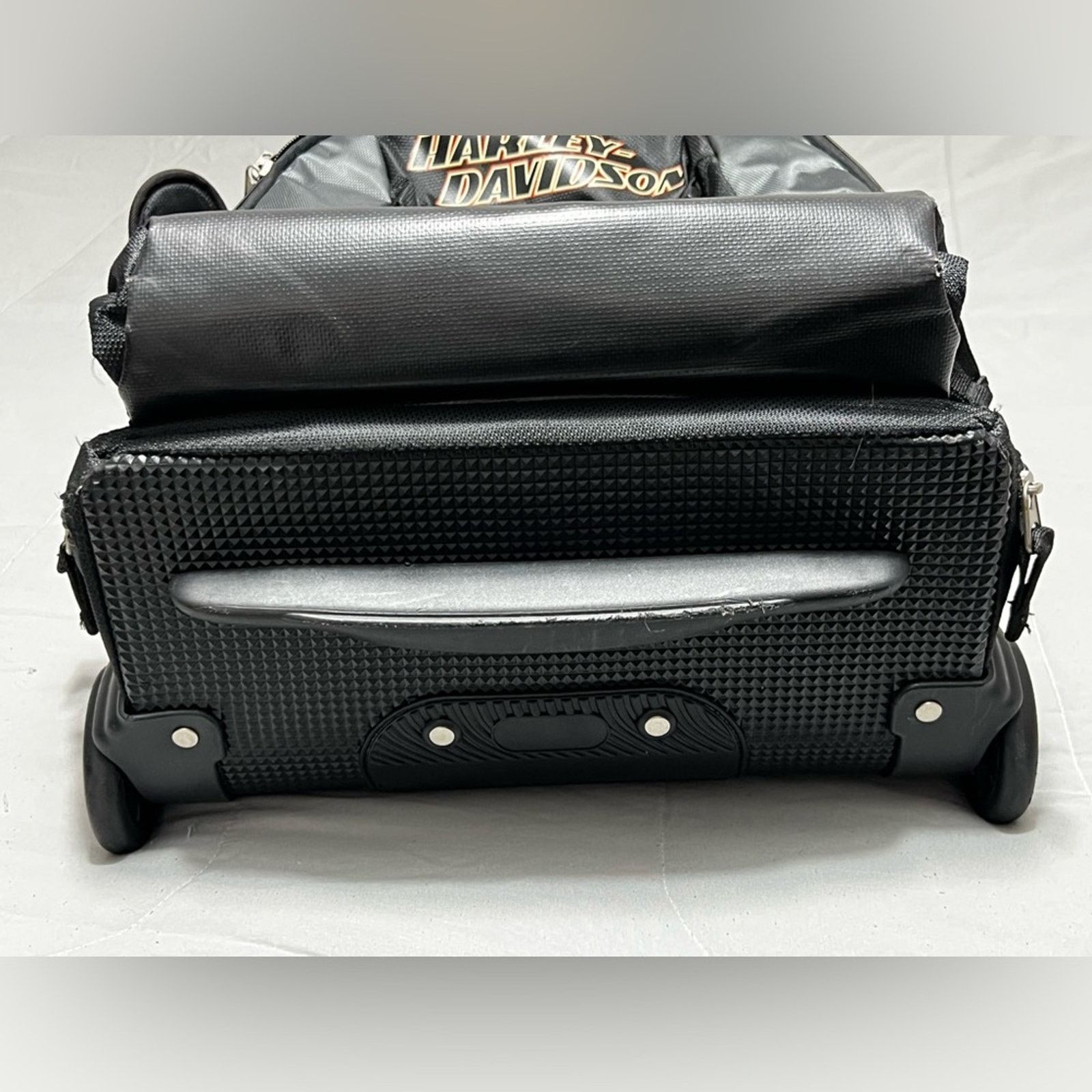 Harley Davidson Rolling Carry On / Backpack Vintage Perfect