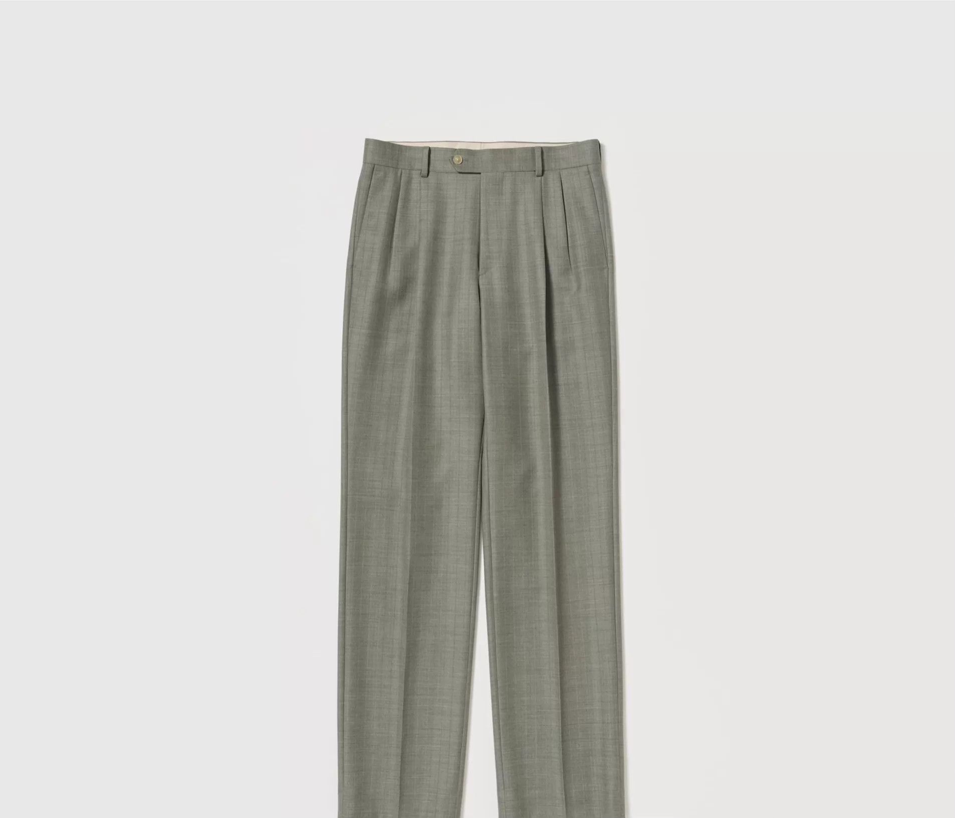Auralee AURALEE BLUEFACED WOOL TWO-TUCK SLACKS 26ss 4 CharcoalBlue Size US 34 / EU 50 - 8 Thumbnail