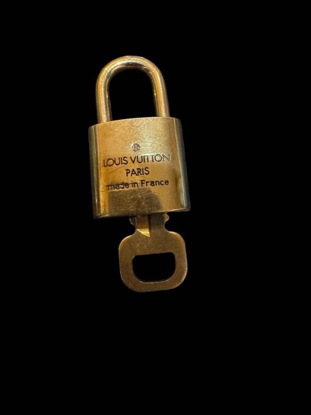 Louis Vuitton Louis Vuitton Gold Padlock with Key - #308 & COA Size ONE SIZE - 6 Thumbnail