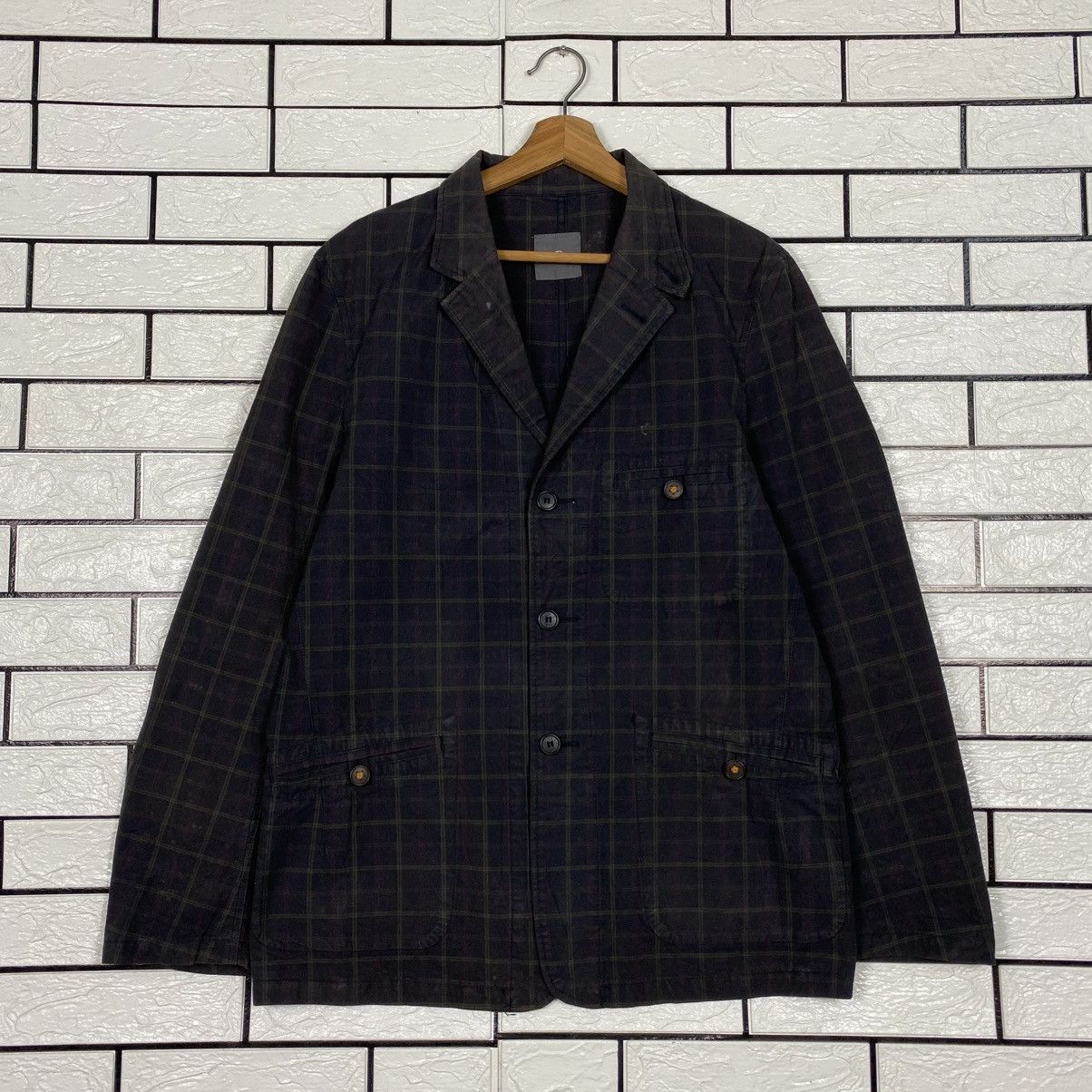 Japanese Brand 📌Vintage Chore Work Jacket Rattle Trap Tartan Issey Miyake Size US M / EU 48-50 / 2 - 2 Thumbnail