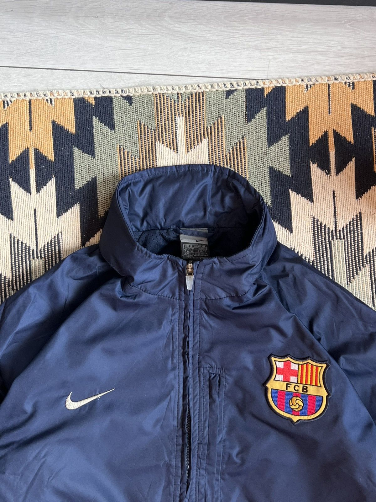Nike Vintage Nike F.C Barcelona 2002/03 Blokecore Soccer Jacket Size US M / EU 48-50 / 2 - 11 Thumbnail