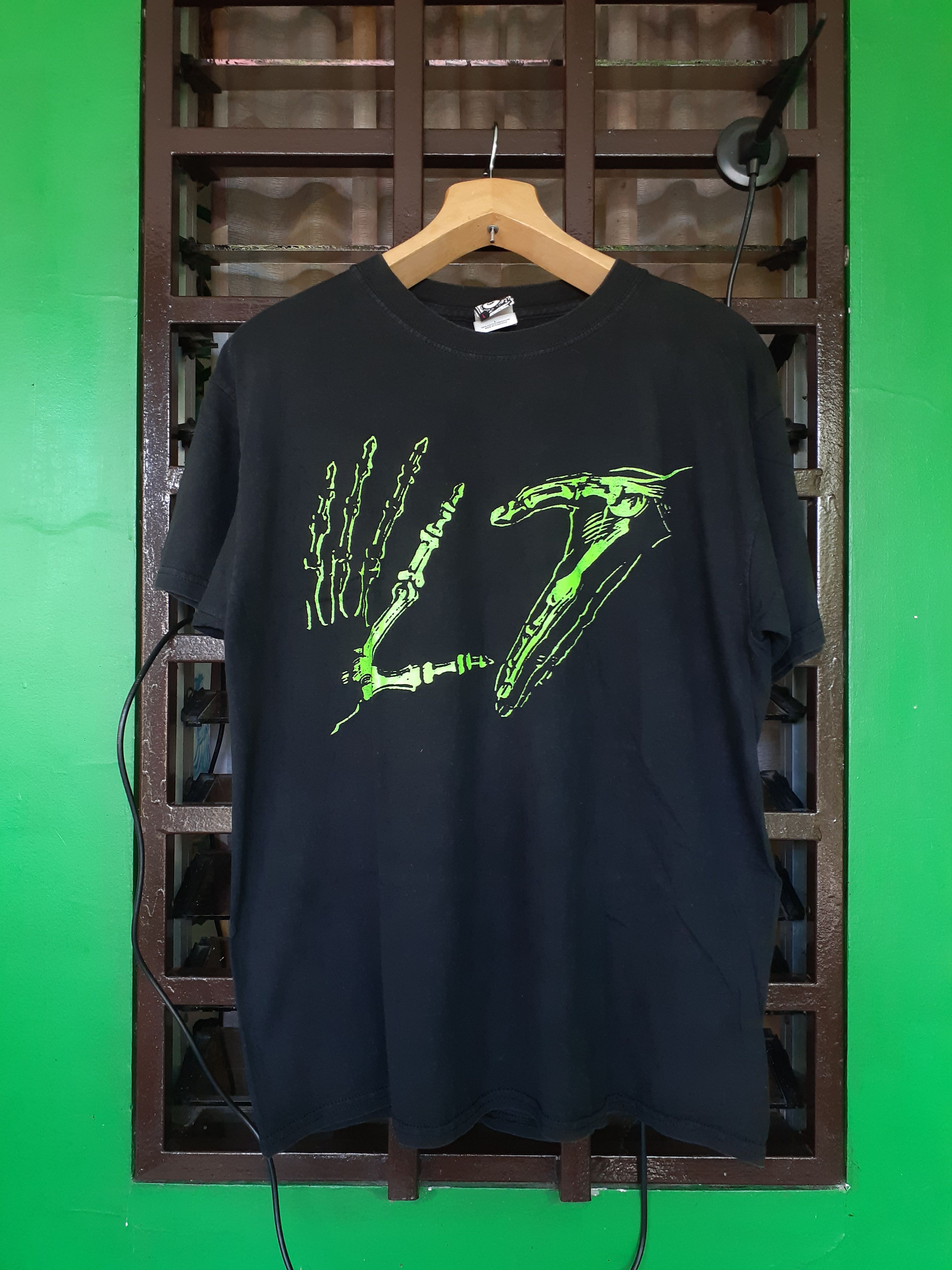 Vintage 90's L7 Skeleton Hand Tee