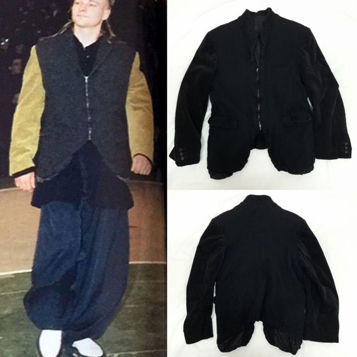 Comme Des Garcons Homme Plus FW1994 offbeat humor boiled wool shrink
