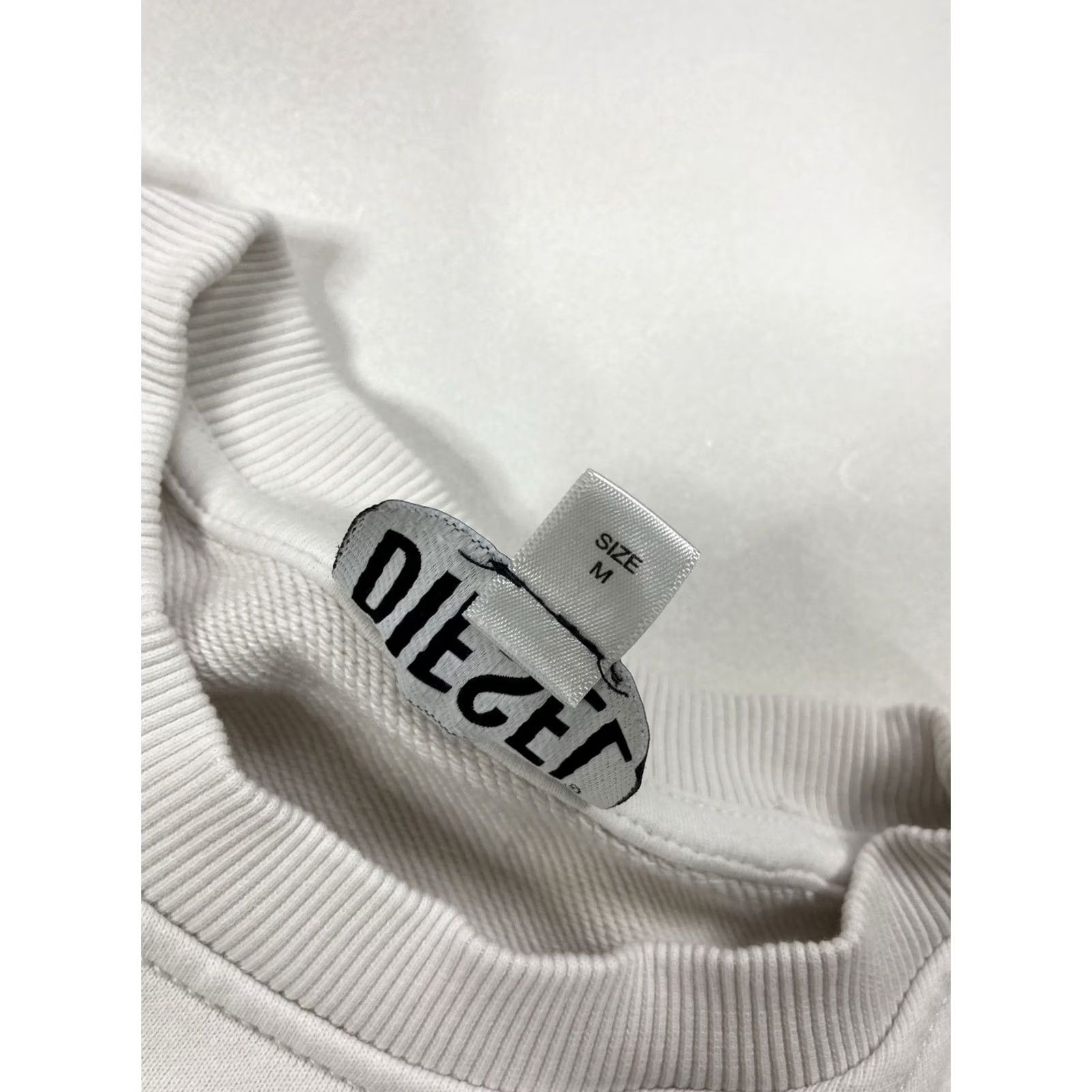 Diesel VINTAGE Diesel Sweatshirt Women Medium White F-Reggy-D-Foil Size M / US 6-8 / IT 42-44 - 6 Thumbnail