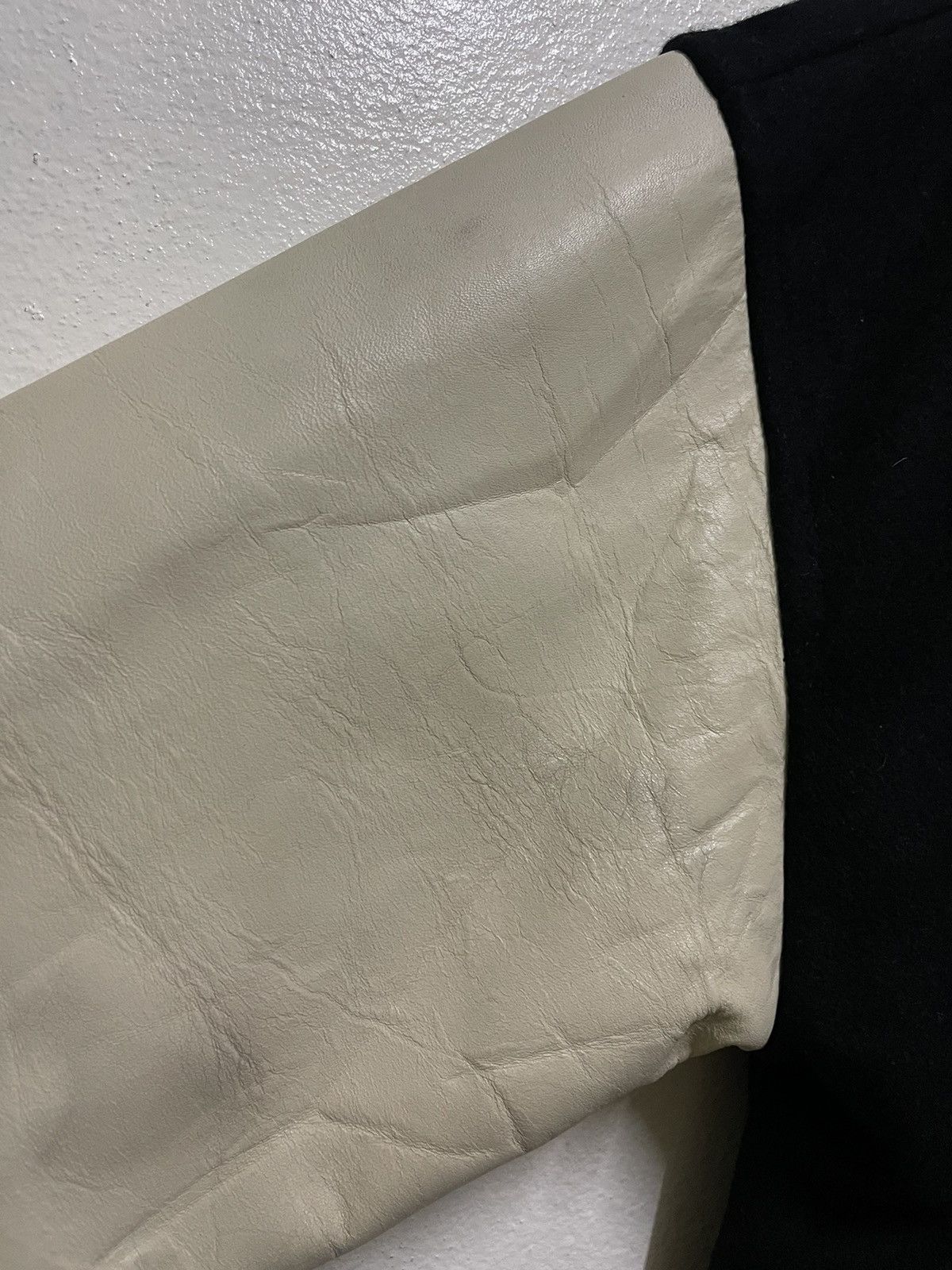 Japanese Brand Brth:Breath / Number Nine Varsity Leather Jacket Size US L / EU 52-54 / 3 - 3 Thumbnail