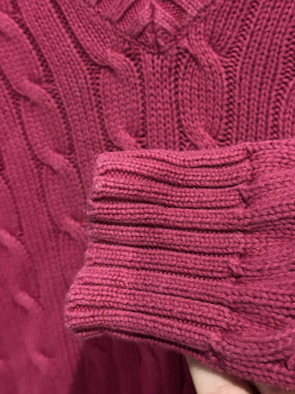 Ralph Lauren Sport Ralph Lauren Sport Cable-Knit Jumper & Sweater Men’s Pink XL Size XL / US 12-14 / IT 48-50 - 9 Thumbnail