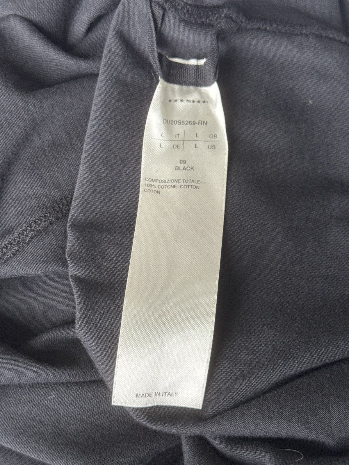 Rick Owens Drkshdw Rick Owens DRKSHDW Hustler Layered Long Sleeve T-shirt Size US L / EU 52-54 / 3 - 10 Thumbnail