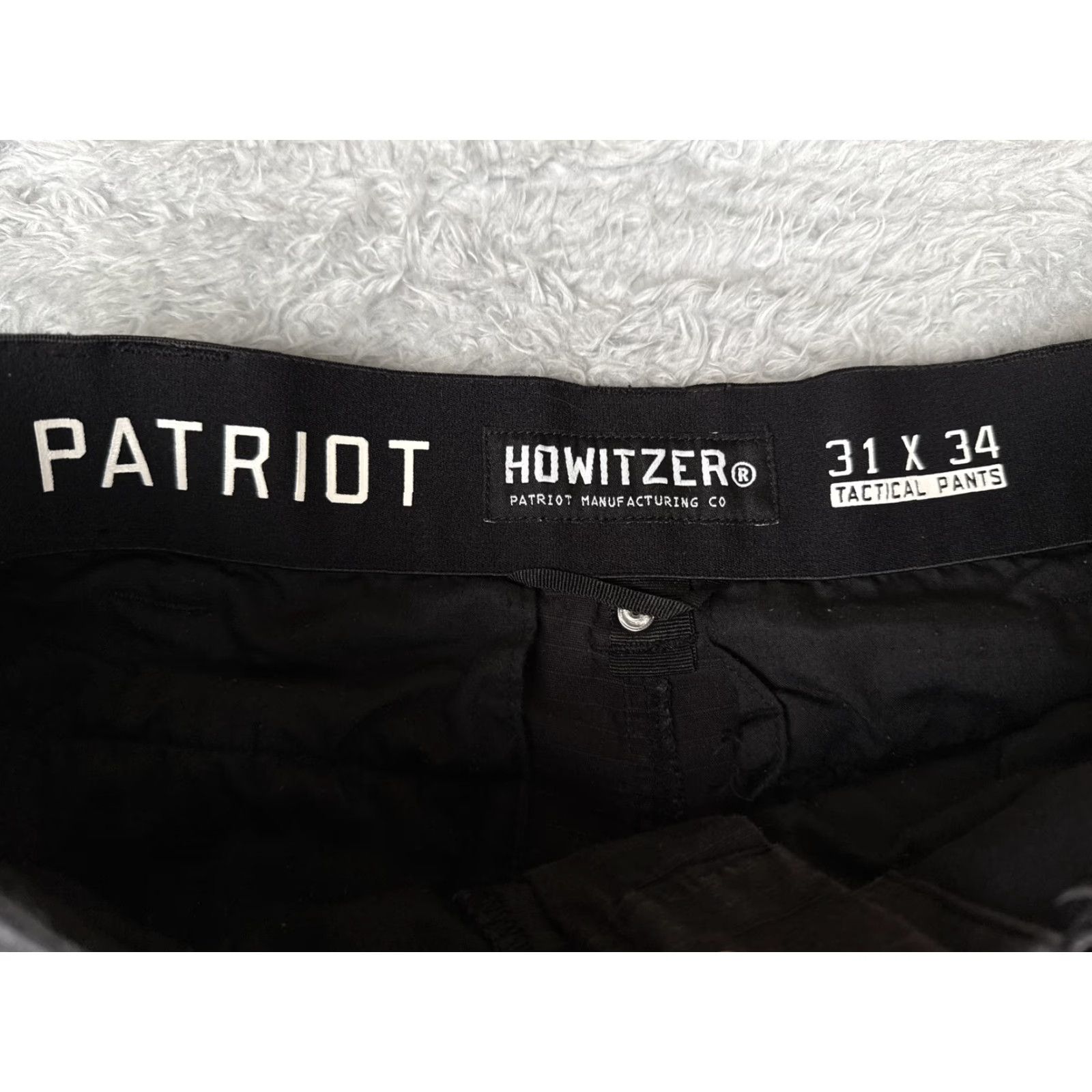 Vintage Howitzer Patriot Tactical Pants Mens 31x34 Black Cargo Ripstop Utility LEO EMT Pants Regular Black Mens Cargo Pants Size US 31 - 6 Thumbnail