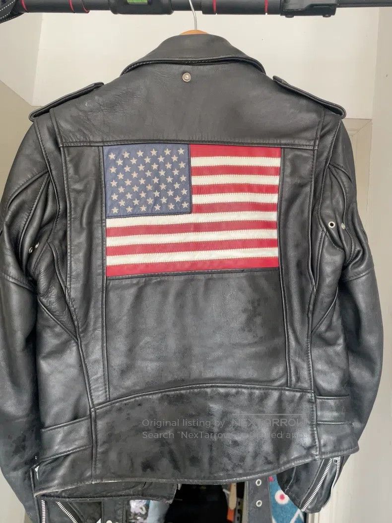 Schott Schott The national flag version of the leather coat Size US S / EU 44-46 / 1 - 4 Thumbnail