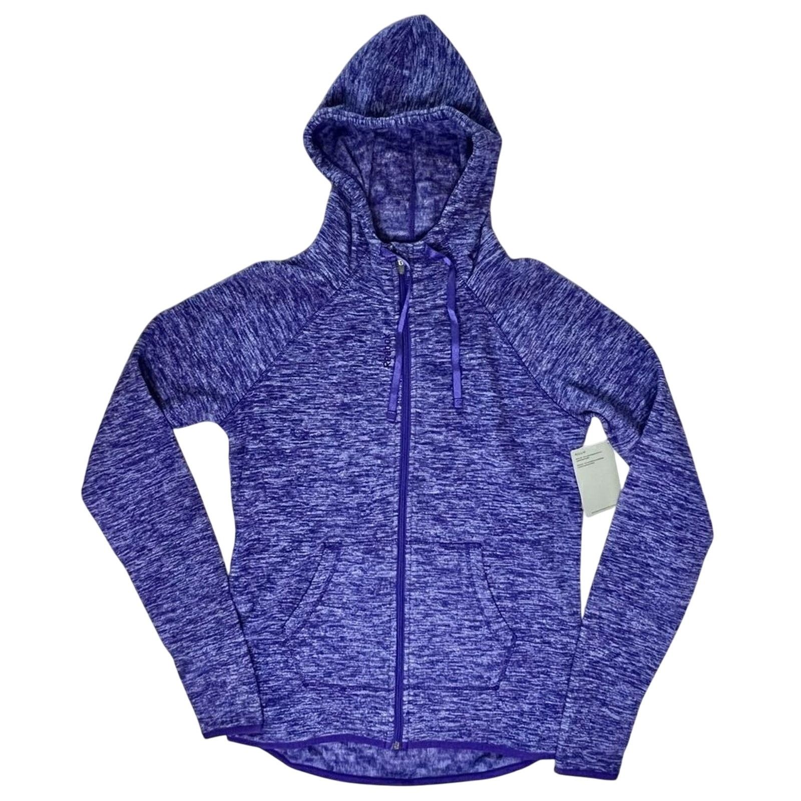 Reebok Reebok Polar Fleece Crush It Zip Up Jacket SMALL NWT Size S / US 4 / IT 40 - 1 Thumbnail