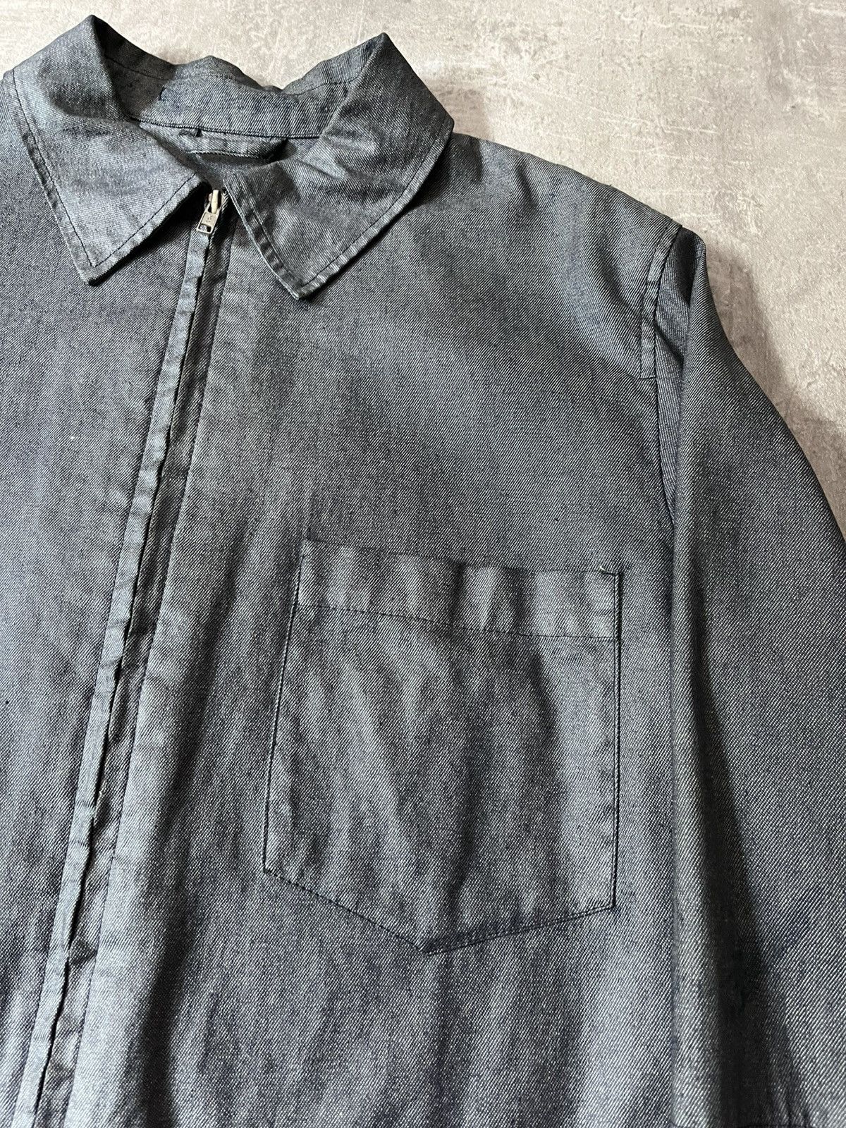 Carol Christian Poell Carol Christian Poell denim polyurethane waxed jacket 90s Size US M / EU 48-50 / 2 - 6 Thumbnail